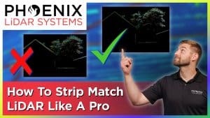 LiDAR strip matching with SpatialPro