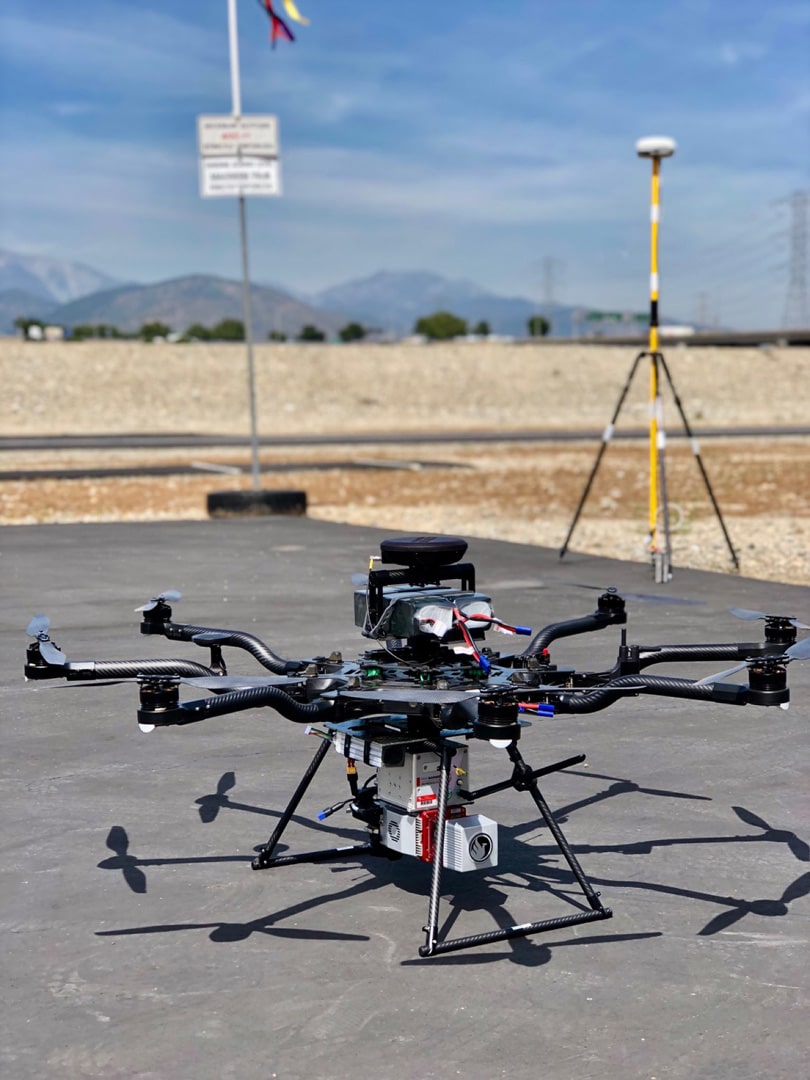 Freefly Alta 8 Drone with integrated lidar system