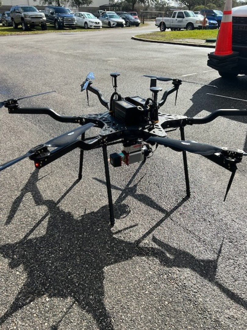 Phoenix liDAR integrated with Harris Aerial H6E UAV