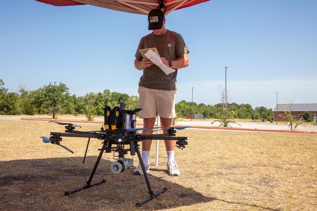 Inspired Flight 1200A Integrated with LiDAR Payload