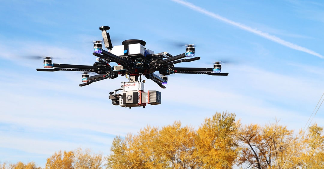 Custom LiDAR Integration with Vision Aerial Drone